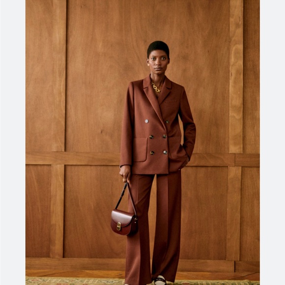 GUC Sézane Camel Michele Blazer, Size 34 / 2 - Picture 3 of 14